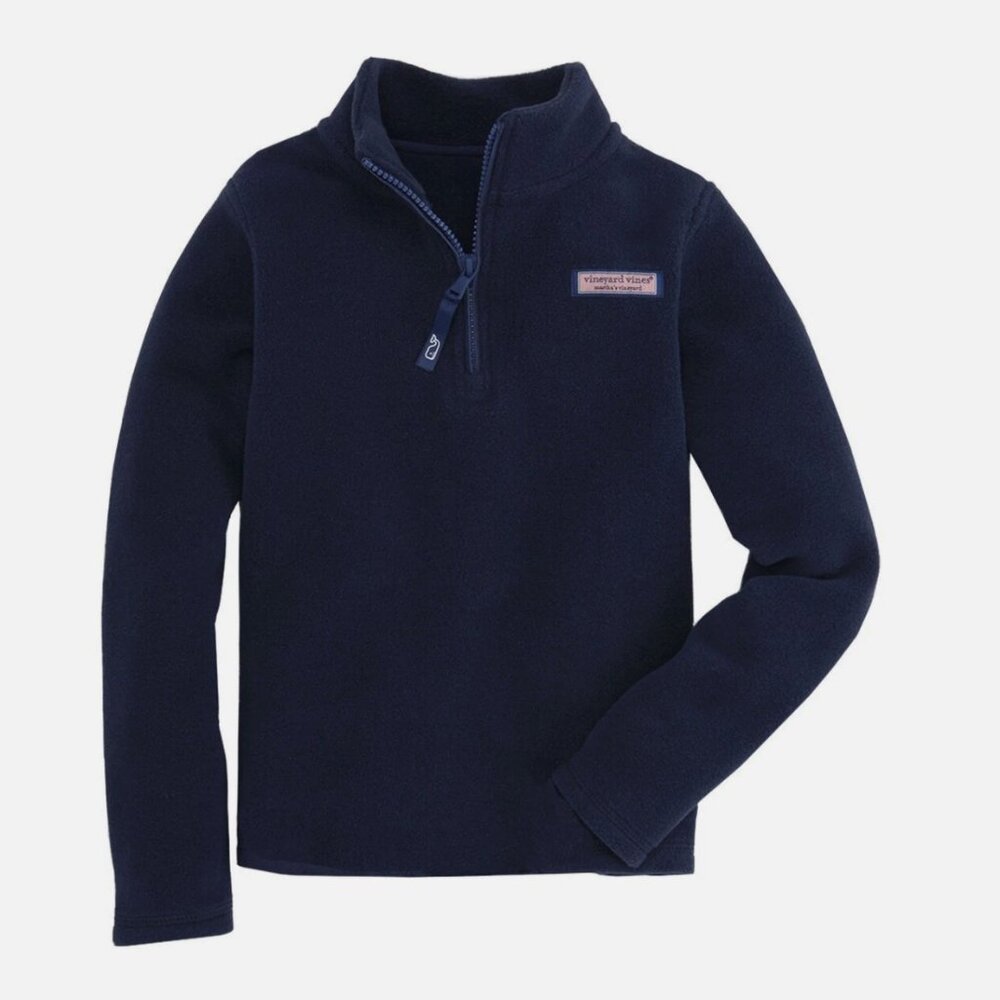 Vineyard Vines | Navy Harbor 1/2 Zip Sweater Outerwear